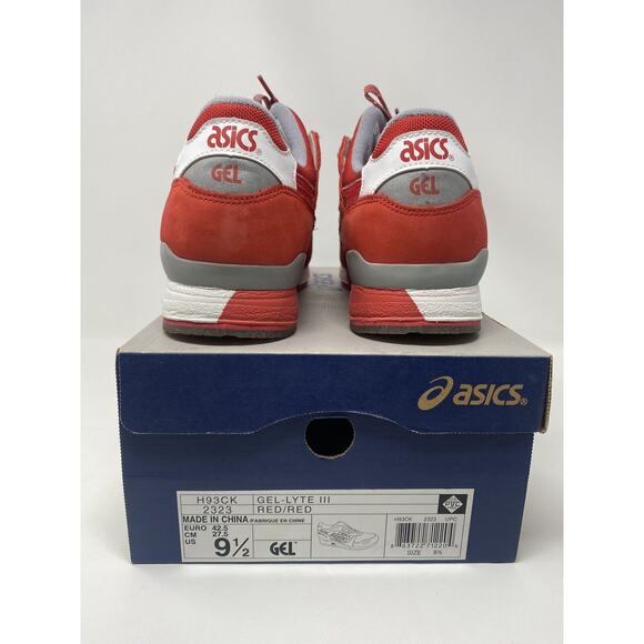 ASICS GEL LYTE III RED NICE KICKS DAVIDZ RONNIE FIEG Kith Limited to 250 RARE - Picture 3 of 9